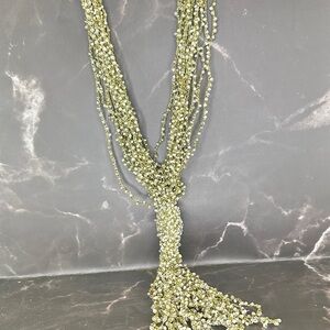 Elegant Gold Beaded Necklace